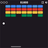 Move the white paddle at the bottom.